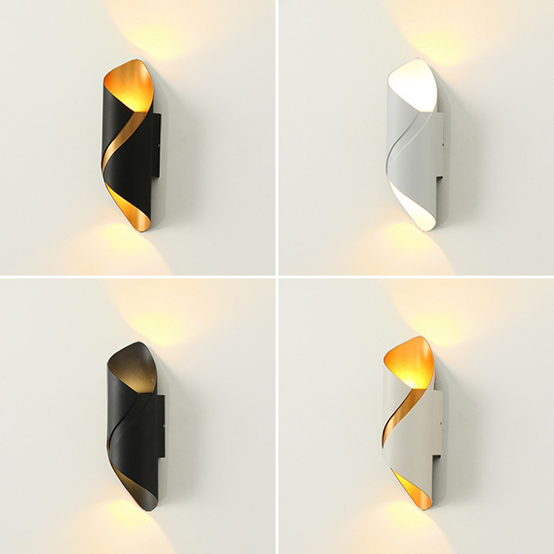 Interior Design Years - การออกแบบสร้างสรรค์โคมไฟติดผนัง LED 10W ไฟผนังในร่มกันน้ํากลางแจ้ง Modern Nordic