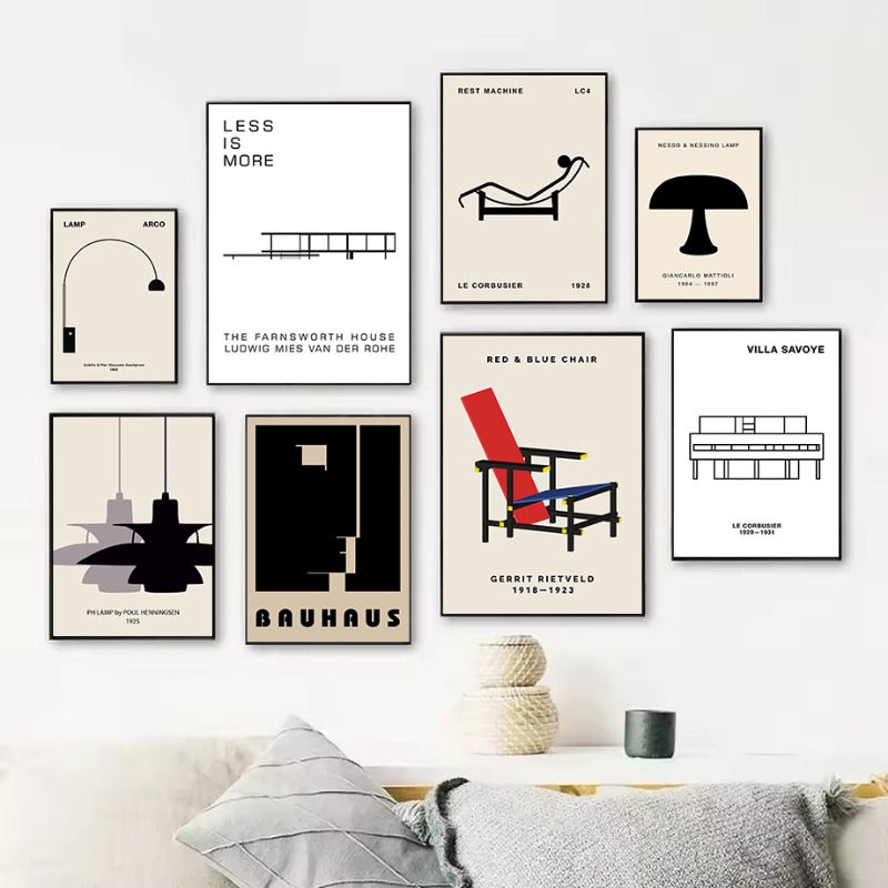 Interior Design Ideas - คลาสสิค ฟาร์นสเวิร์ธ เฮาส์ บาวเฮาส์ ดีไซน์ สถาปัตยกรรมนามธรรม