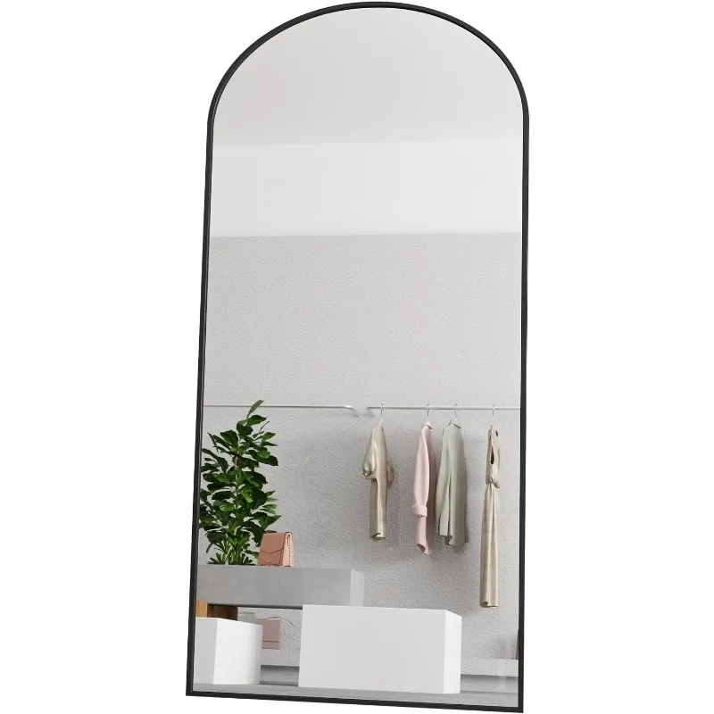Arch Mirror Leaning - กระจกเงาโค้งเต็มตัวแบบตั้งพื้น ขนาด 65x24 นิ้ว แขวนหรือวางพิงพื้นได้ กระจกนิรภัยแบบติดผนังเต็มตัว