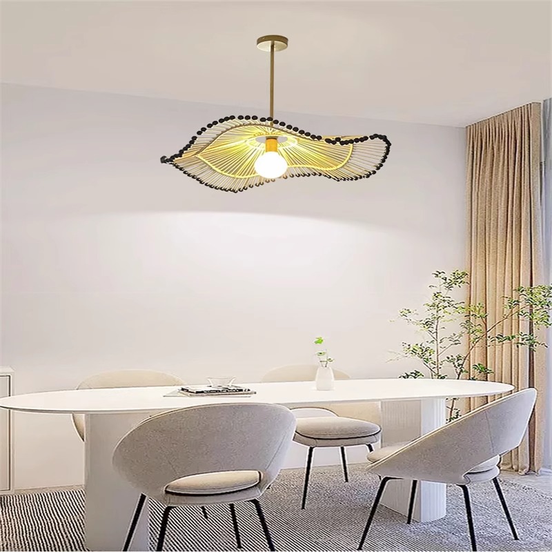 Wicker Pendant Shade - เอเชียตะวันออกเฉียงใต้ทอมือ Handmade หวายโคมระย้า,lustre ห้องรับประทานอาหาร,ห้องนอน,โคมไฟเพดานบ้านโคมไฟตกแต่ง