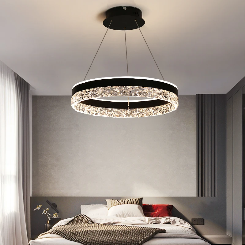 Interior Design Kitchen Modern - โคมไฟเพดานคริสตัล LED ดีไซน์หรูหราทันสมัย สำหรับห้องนั่งเล่น ห้องนอน โรงแรม