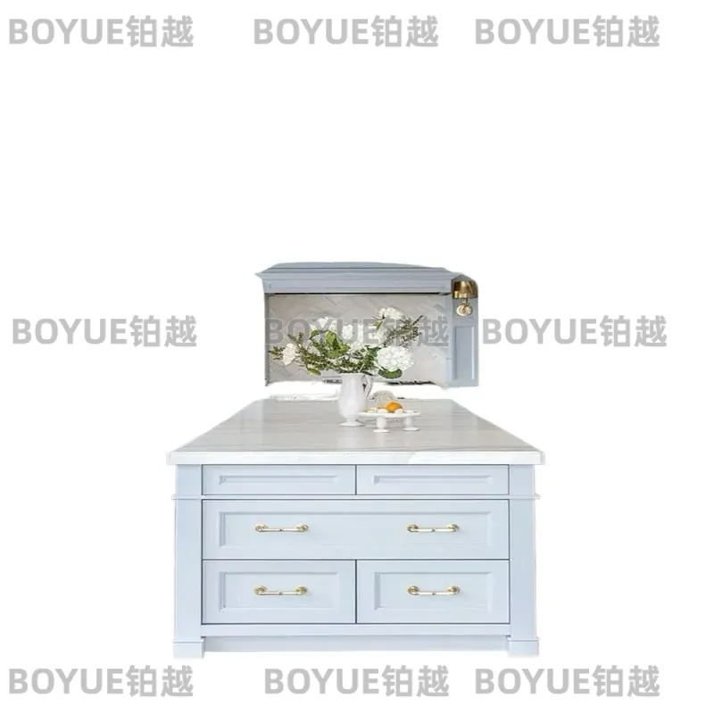 ตู้ครัวไม้เนื้อแข็งหรูหราทันสม - Interior Design Kitchen Modern บทวิจารณ์และราคา