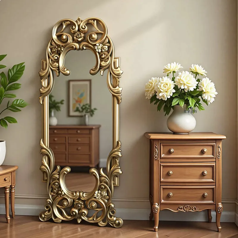 กระจกเงาเต็มตัวแบบแกะสลักสไตล์ - Arch Mirror Leaning บทวิจารณ์และราคา