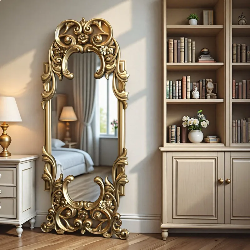 กระจกเงาเต็มตัวแบบแกะสลักสไตล์ - Arch Mirror Leaning บทวิจารณ์และราคา