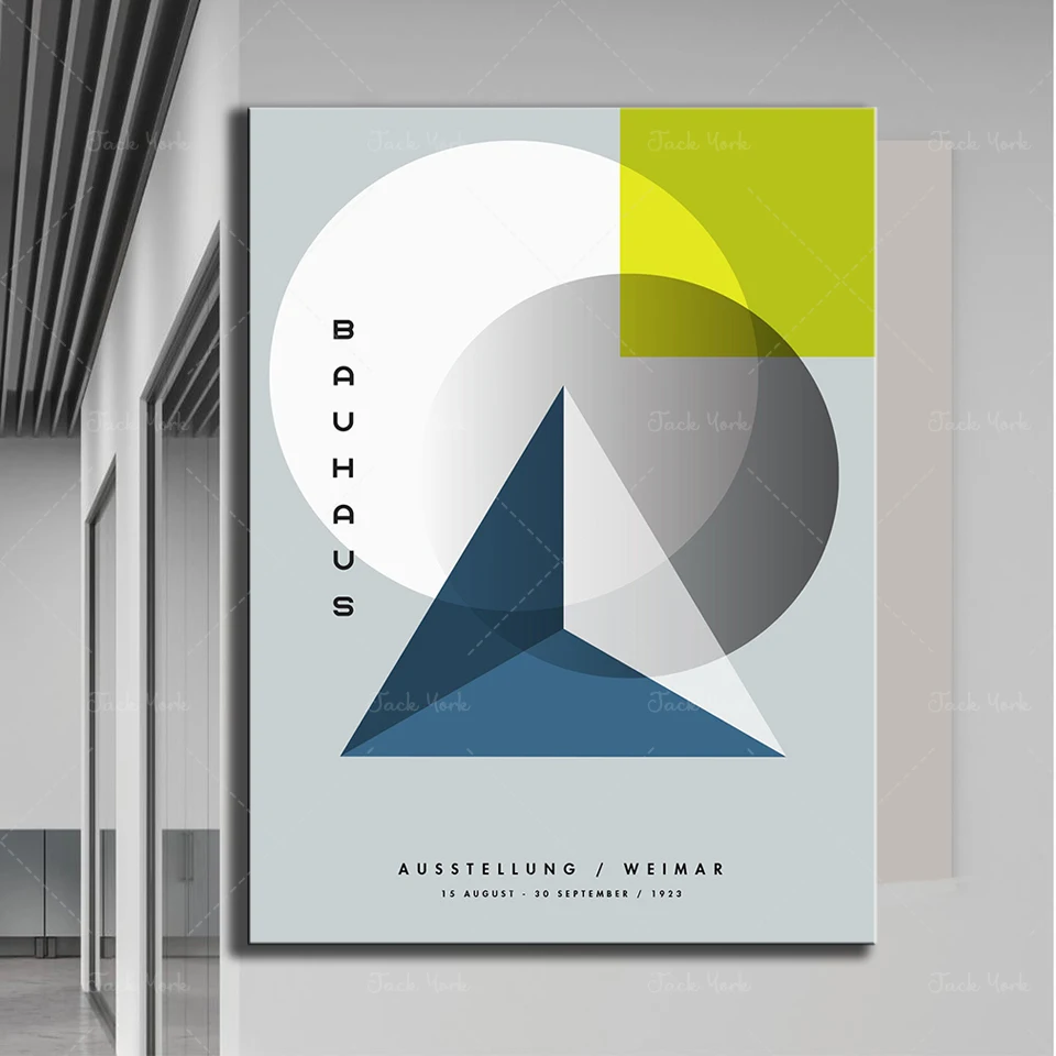Bauhaus Weimar นิทรรศการโปสเตอ - Interior Design Exhibition บทวิจารณ์และราคา