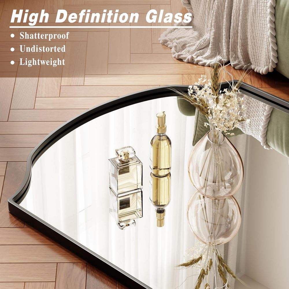 กระจกโค้งสามชั้นแบบเต็มตัว ขนา - Arch Mirror Leaning บทวิจารณ์และราคา
