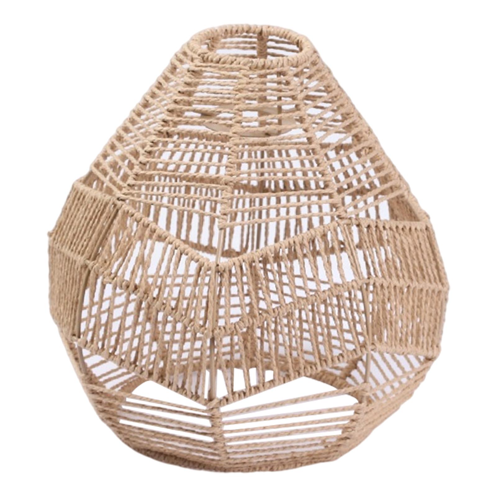 โคมไฟเพดานสไตล์โบโฮ ทำจากเชือก - Wicker Pendant Shade บทวิจารณ์และราคา