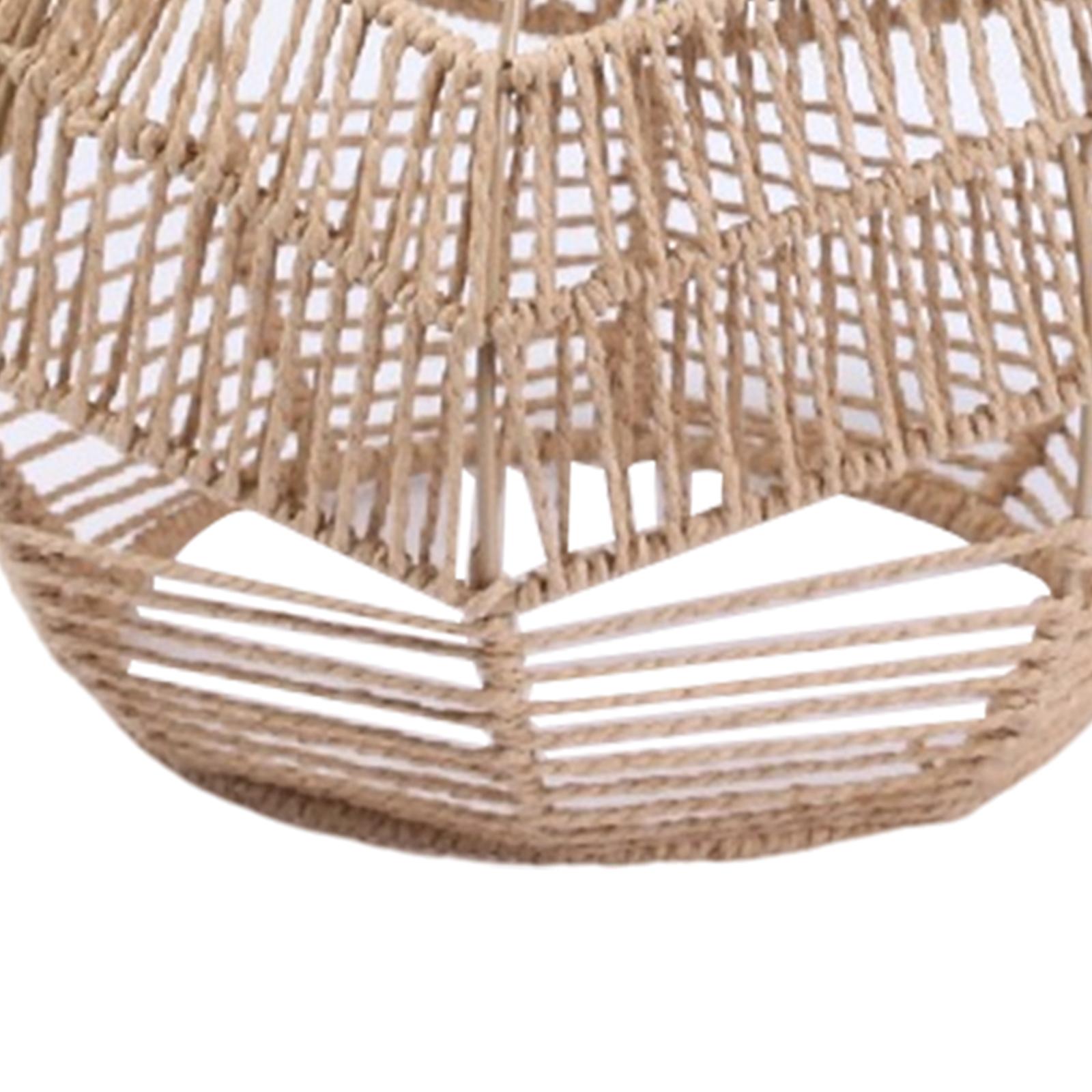 โคมไฟเพดานสไตล์โบโฮ ทำจากเชือก - Wicker Pendant Shade บทวิจารณ์และราคา
