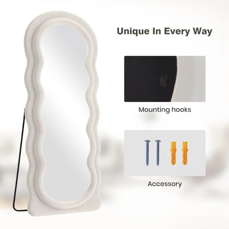 กระจกเต็มตัวขนาด 63x24 นิ้ว ทร - Arch Mirror Leaning บทวิจารณ์และราคา