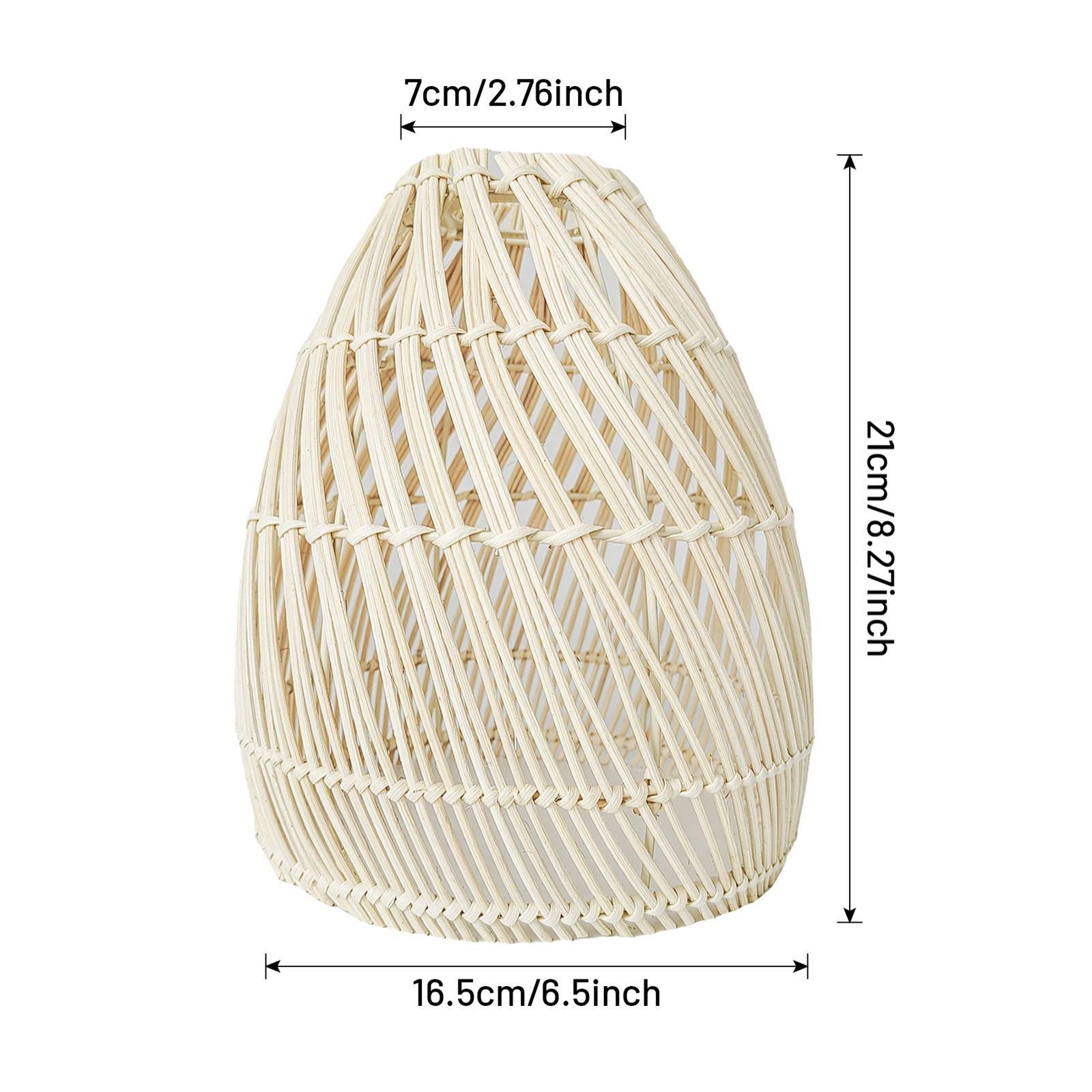โคมไฟแขวนเพดาน 1 ชิ้น โคมไฟหวา - Wicker Pendant Shade บทวิจารณ์และราคา