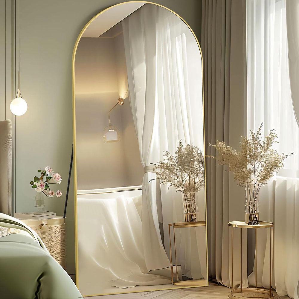 กระจกโค้งเต็มตัว ขนาด 76x34 นิ - Arch Mirror Leaning บทวิจารณ์และราคา