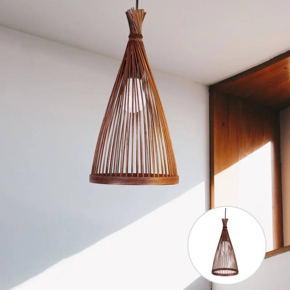 โคมไฟระย้าหวายจากไม้ไผ่ธรรมชาต - Wicker Pendant Shade บทวิจารณ์และราคา