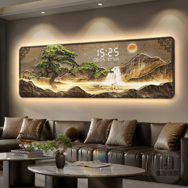 นาฬิกาแขวนผนังขนาดใหญ่ ดีไซน์ห - Interior Design Luxury Living Room บทวิจารณ์และราคา