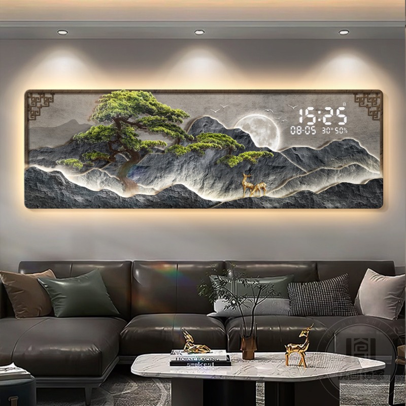 นาฬิกาแขวนผนังขนาดใหญ่ ดีไซน์ห - Interior Design Luxury Living Room บทวิจารณ์และราคา