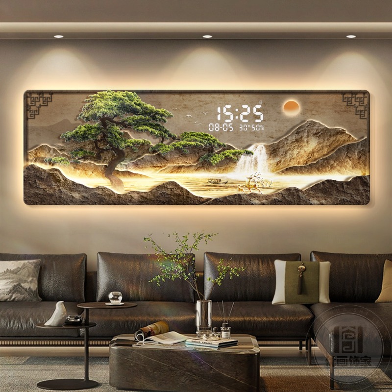 นาฬิกาแขวนผนังขนาดใหญ่ ดีไซน์ห - Interior Design Luxury Living Room บทวิจารณ์และราคา