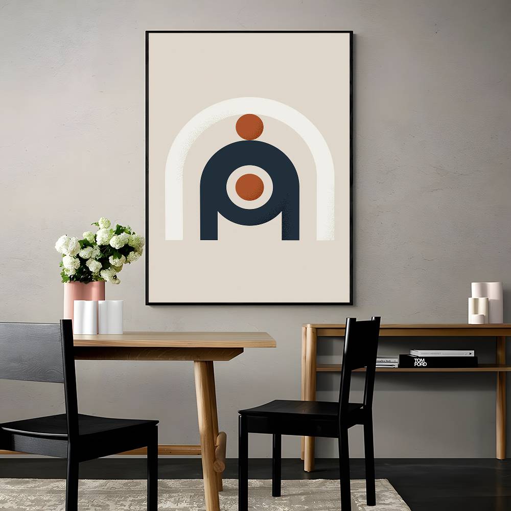 Warm Line สีออกแบบโปสเตอร์ Sti - Interior Design With Wallpaper บทวิจารณ์และราคา