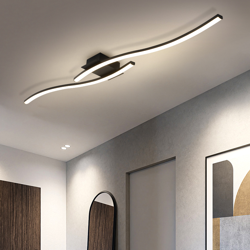โมเดิร์น Minimalist สีดําโคมไฟ - Interior Design Ideas บทวิจารณ์และราคา
