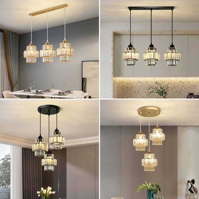 โคมไฟระย้าคริสตัลดีไซน์สไตล์นอ - Interior Design Kitchen Modern บทวิจารณ์และราคา
