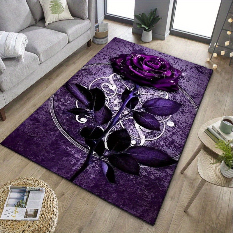 พรมใบไม้สีม่วงสำหรับตกแต่งสำนั - Interior Design Luxury Living Room บทวิจารณ์และราคา