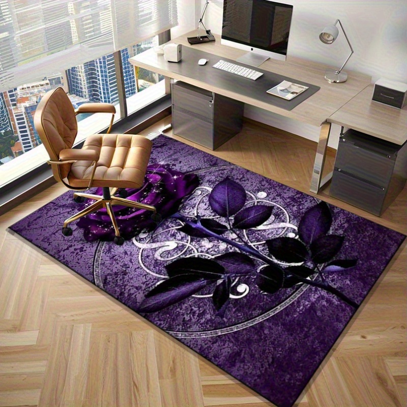 พรมใบไม้สีม่วงสำหรับตกแต่งสำนั - Interior Design Luxury Living Room บทวิจารณ์และราคา