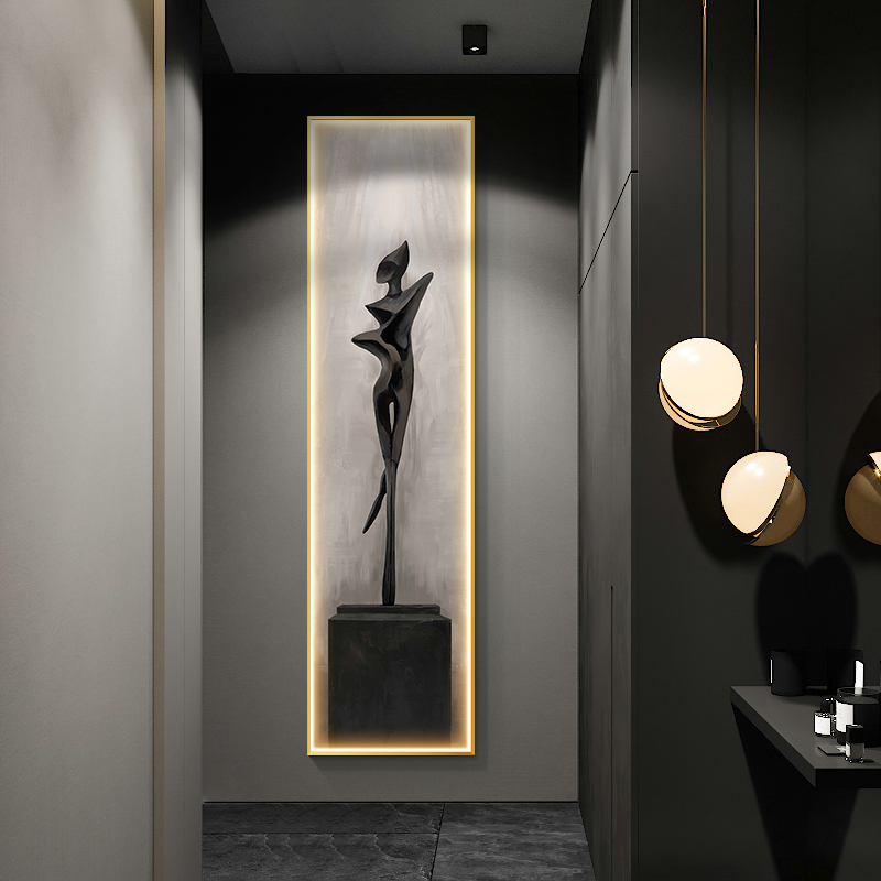 โคมไฟติดผนัง LED แบบนามธรรม รู - Interior Design Remote บทวิจารณ์และราคา