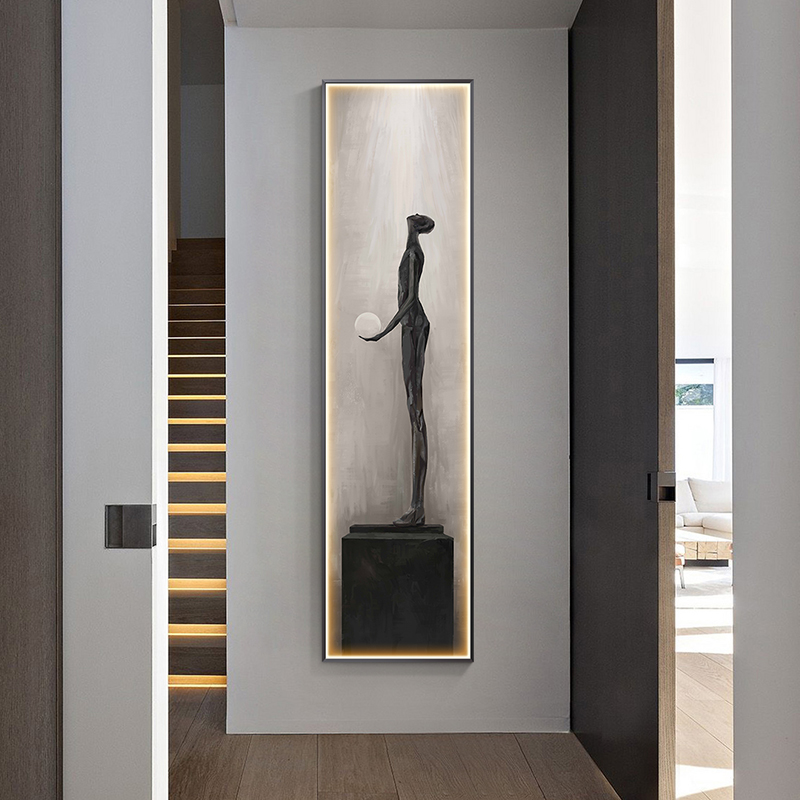 โคมไฟติดผนัง LED แบบนามธรรม รู - Interior Design Remote บทวิจารณ์และราคา