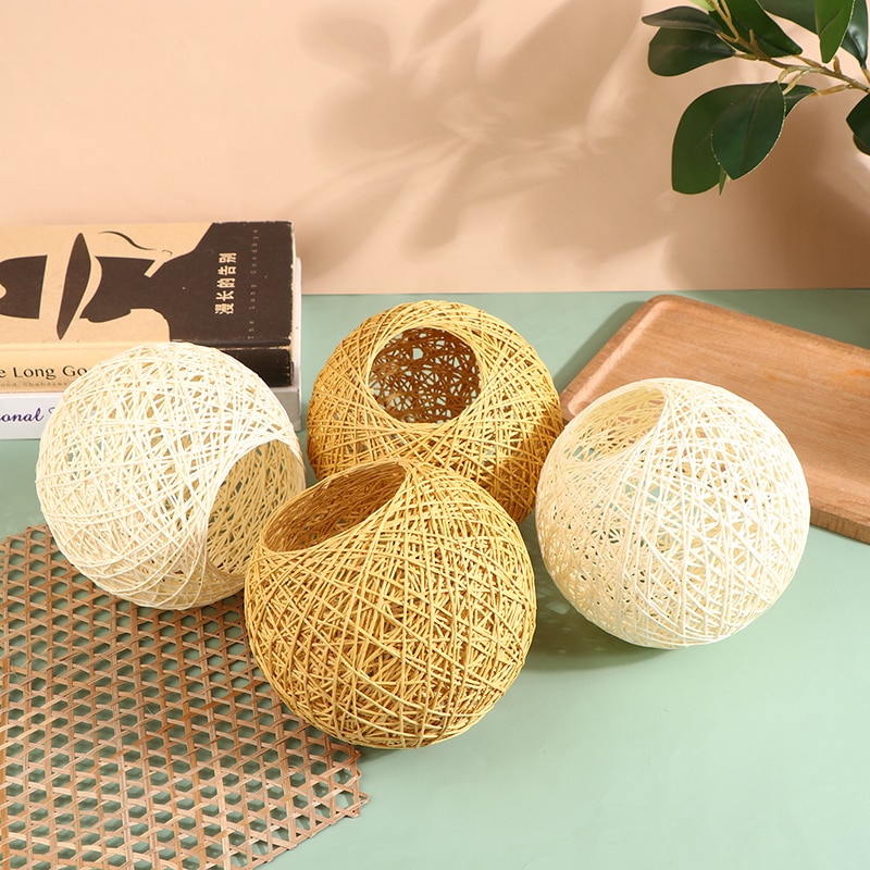 โคมไฟหวายติดเพดาน, ฝาครอบโคมไฟ - Wicker Pendant Shade บทวิจารณ์และราคา