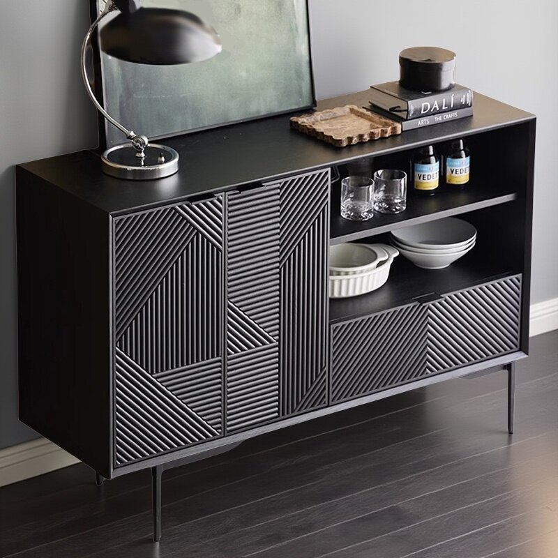 ตู้ดีไซน์สีดำ สวยงาม ทันสมัย ห - Interior Design Luxury Living Room บทวิจารณ์และราคา