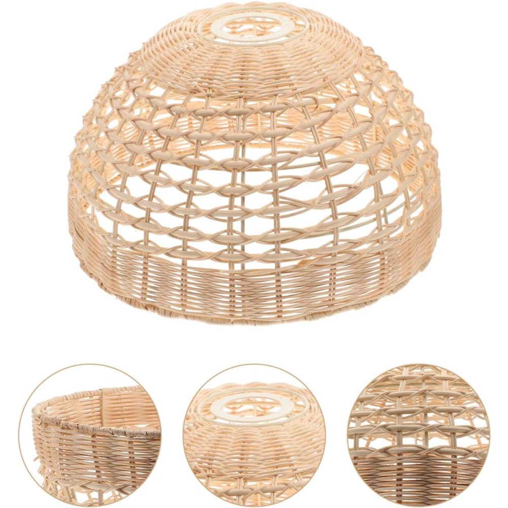 โคมไฟหวายทรงกรง โคมไฟแขวนเพดาน - Wicker Pendant Shade บทวิจารณ์และราคา
