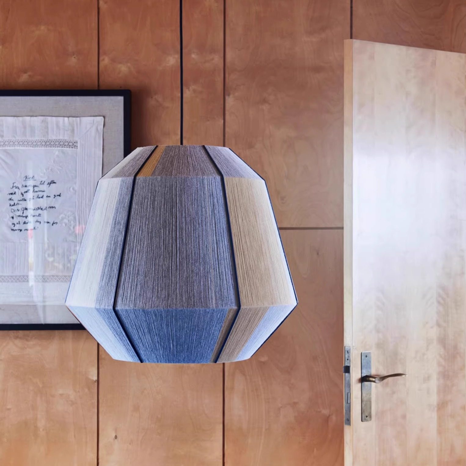 โคมไฟหวายทรงเรขาคณิตสไตล์โบโฮ  - Wicker Pendant Shade บทวิจารณ์และราคา