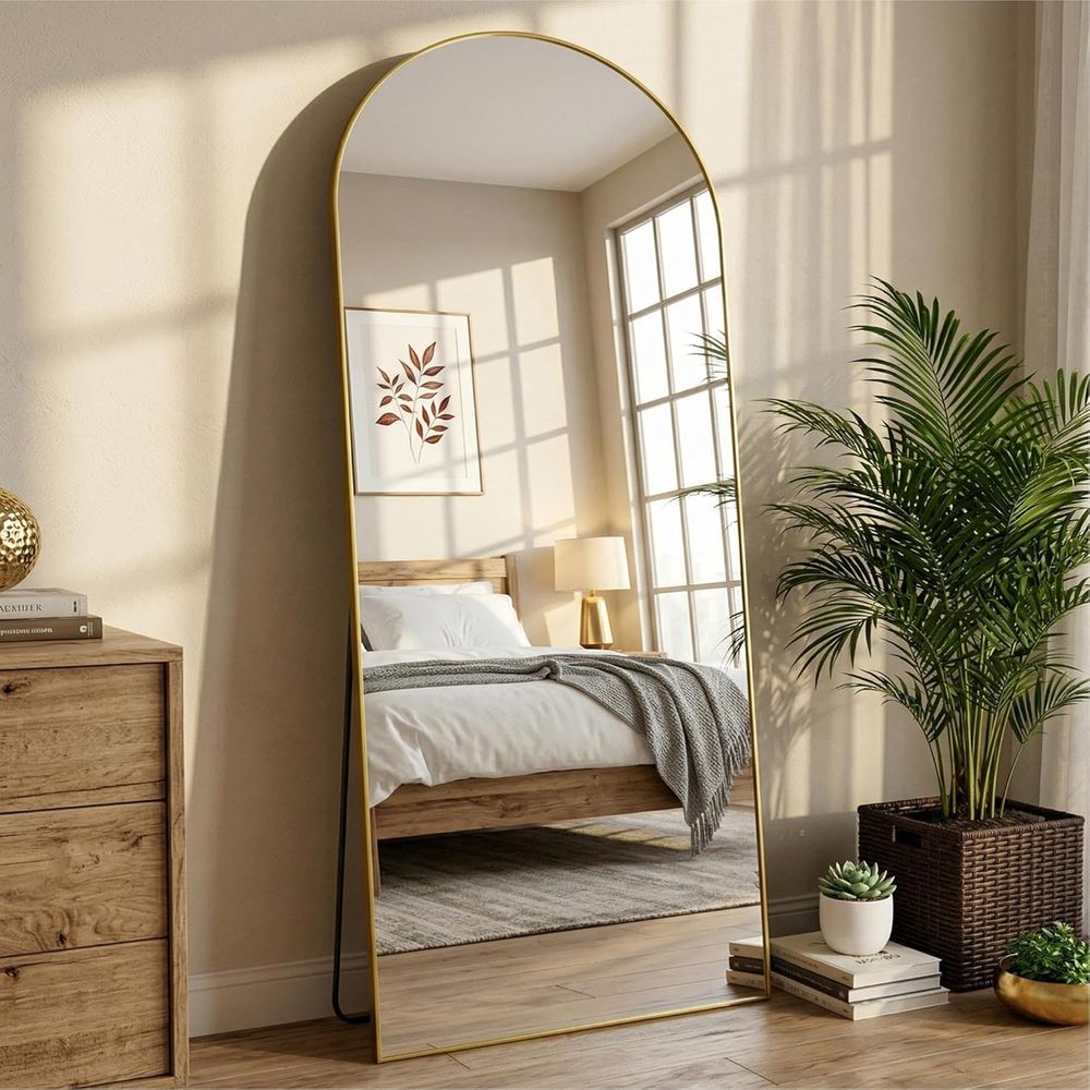 กระจกโค้งเต็มตัวขนาด 71 x 28 น - Arch Mirror Leaning บทวิจารณ์และราคา