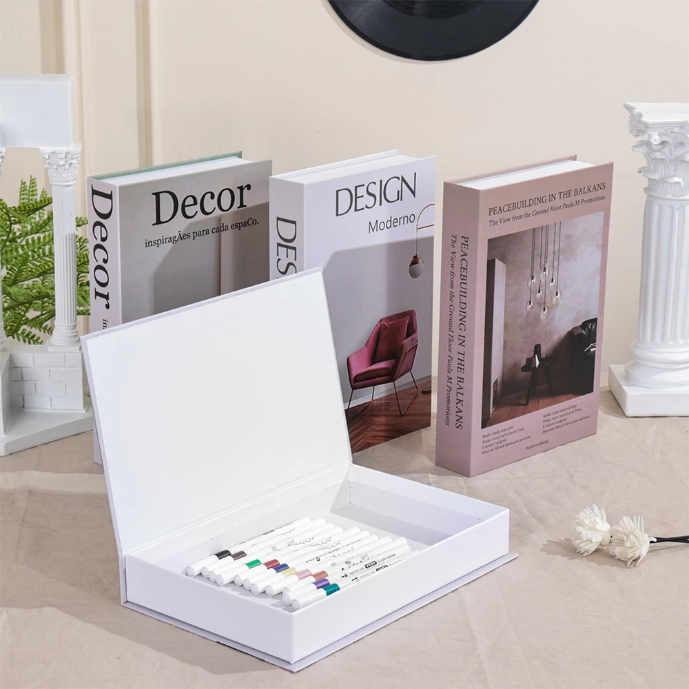 Minimalism ปลอมหนังสือตกแต่งห้ - Interior Design Luxury Living Room บทวิจารณ์และราคา