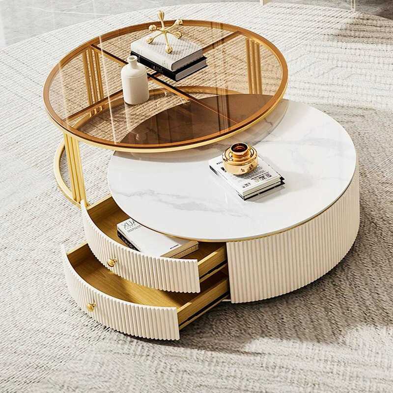 ชุดโต๊ะกาแฟหินอ่อนไม้หรูหราทัน - Interior Design Luxury Living Room บทวิจารณ์และราคา