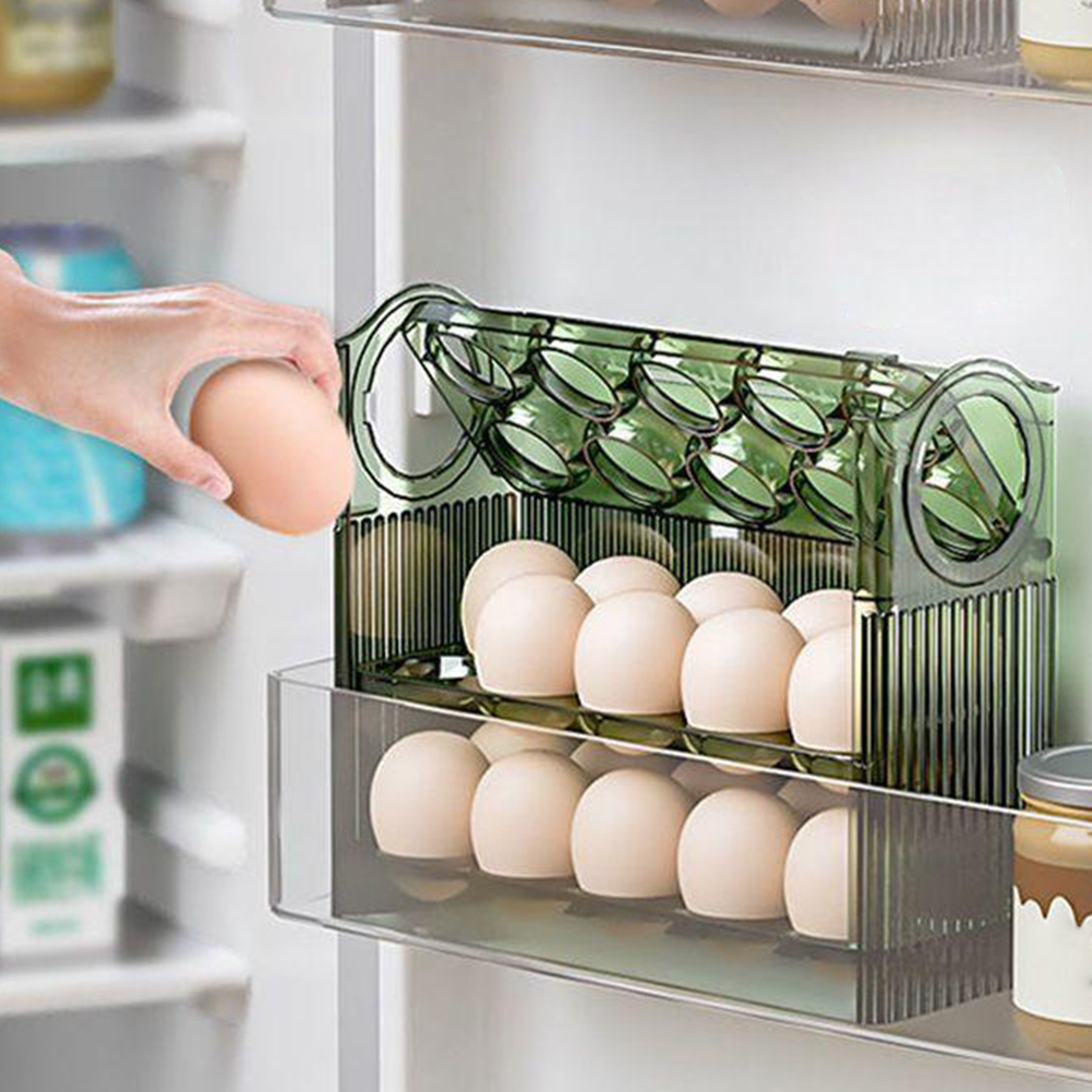 กล่องเก็บไข่30ช่องกล่องพลาสติก - Rattan Tray Handle บทวิจารณ์และราคา