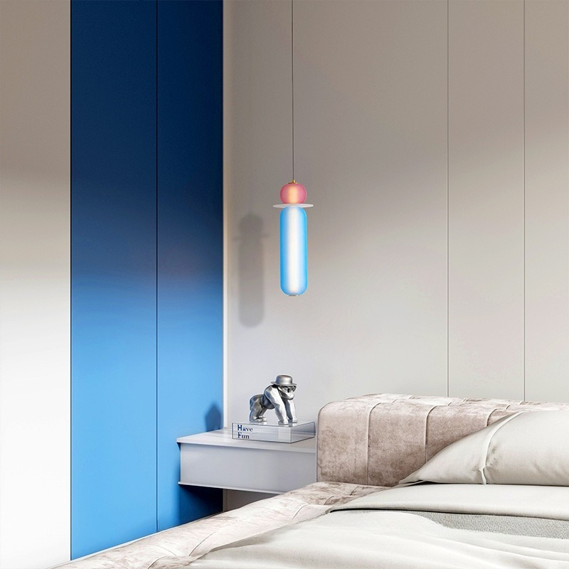 โคมไฟแขวนเพดานแก้วสีดีไซน์เนอร - Interior Design Remote บทวิจารณ์และราคา