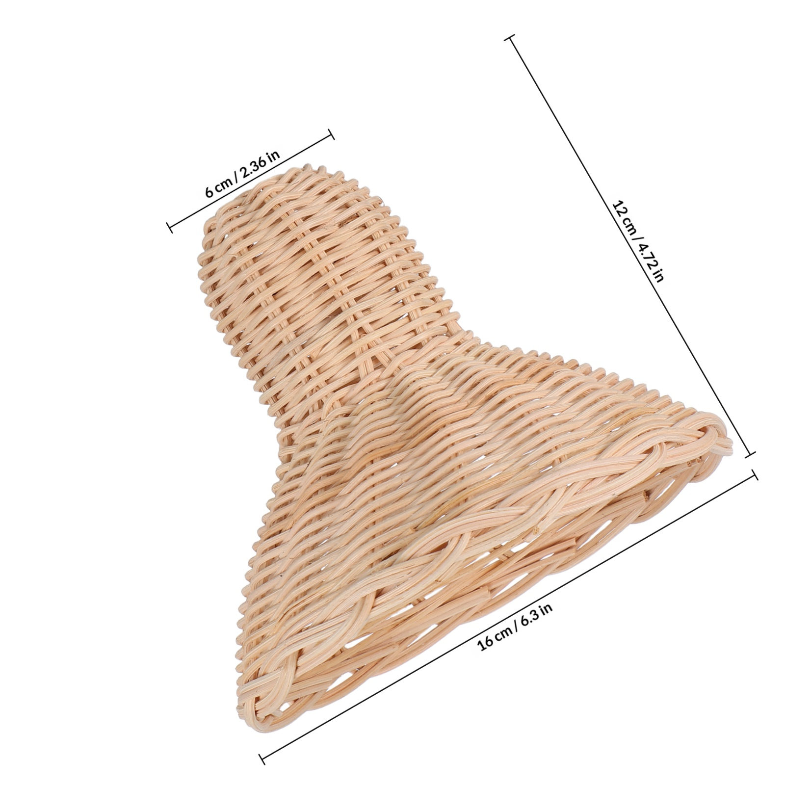 โคมไฟหวายสานมือจากวัสดุธรรมชาต - Wicker Pendant Shade บทวิจารณ์และราคา