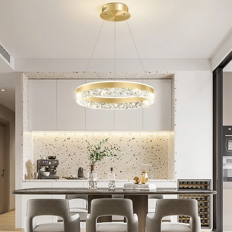 โคมไฟเพดานคริสตัล LED ดีไซน์หร - Interior Design Kitchen Modern บทวิจารณ์และราคา