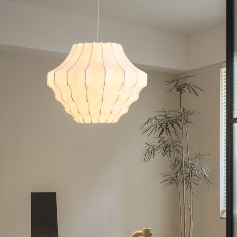 โคมไฟแขวนผ้าสไตล์วาบิซาบิแบบญี - Interior Design Remote บทวิจารณ์และราคา