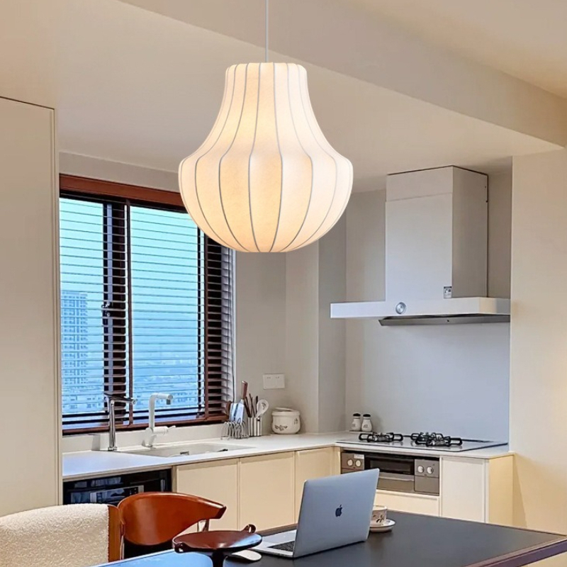 โคมไฟแขวนผ้าสไตล์วาบิซาบิแบบญี - Interior Design Remote บทวิจารณ์และราคา