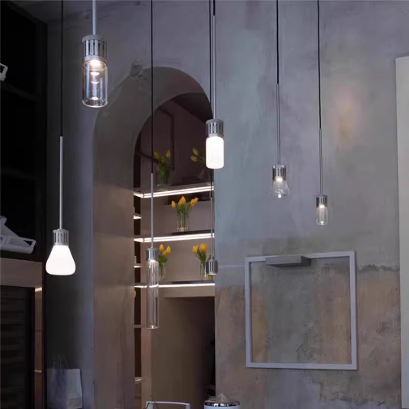 โคมไฟเพดานแก้วดีไซน์นอร์ดิก สไ - Interior Design Remote บทวิจารณ์และราคา