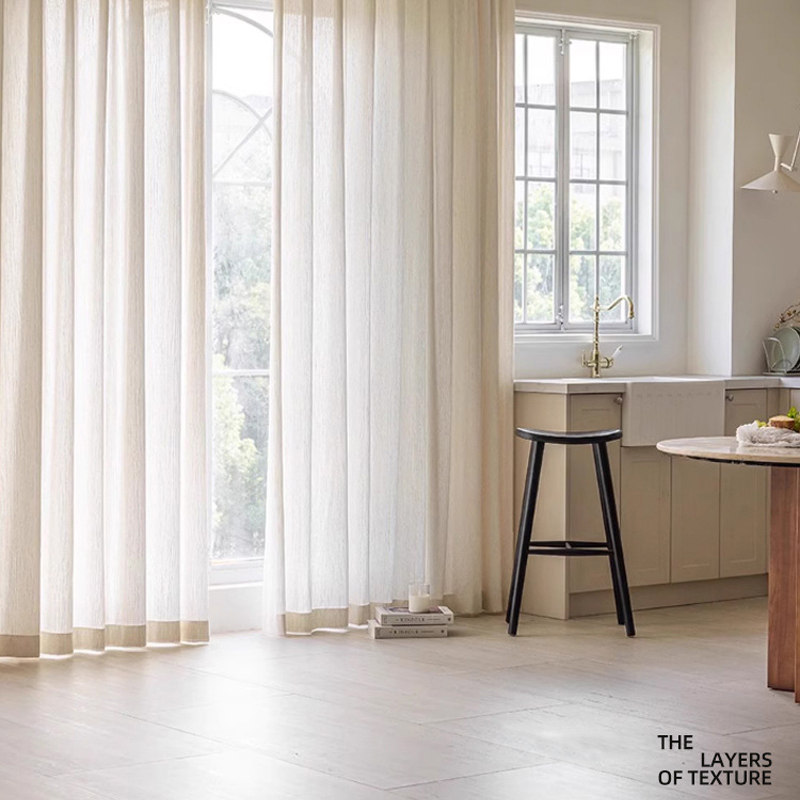 ขนาดที่กําหนดเองผ้าลินิน Jacqu - Linen Curtain Eyelet บทวิจารณ์และราคา