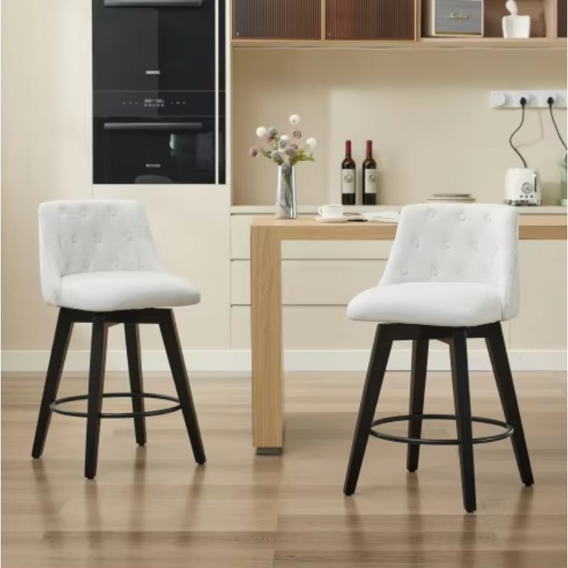 เก้าอี้บาร์ผ้าสไตล์โมเดิร์น ขา - Interior Design Kitchen Modern บทวิจารณ์และราคา