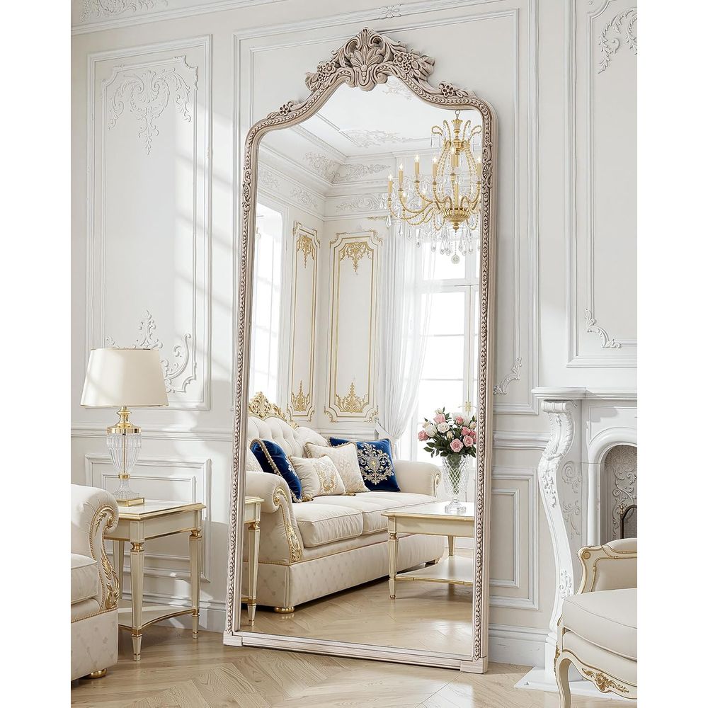 กระจกติดผนังทรงโค้งเต็มตัว ขนา - Arch Mirror Leaning บทวิจารณ์และราคา