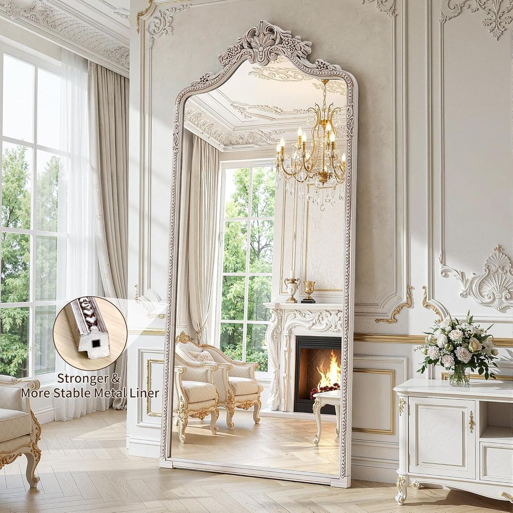 กระจกติดผนังทรงโค้งเต็มตัว ขนา - Arch Mirror Leaning บทวิจารณ์และราคา